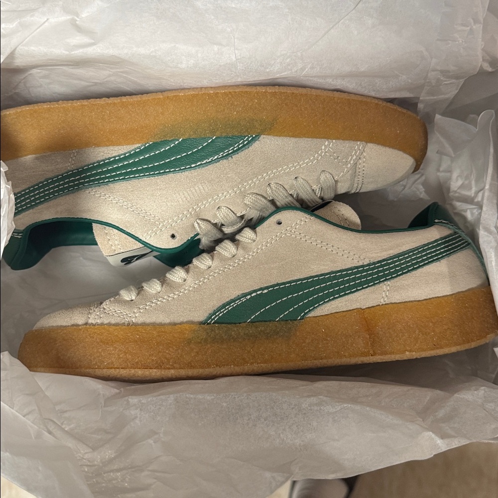 Puma X AMI Suede Crepe Shoes Sneakers “Pristine” NEW IN BOX